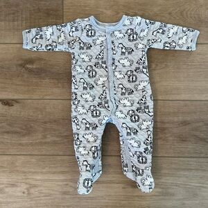 Little Beginnings Quilted One Piece Sleeper